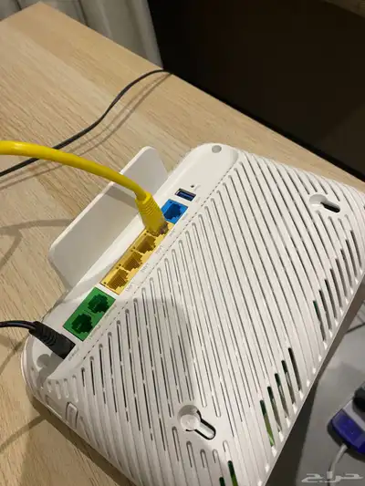 رواتر جهاز فايبر جديد استخدام 3 اشهر جهاز زين وجهاز stc 2