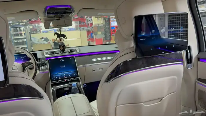 شاشات مراتب خلفيه مرسيدس S-class الجوهره 4