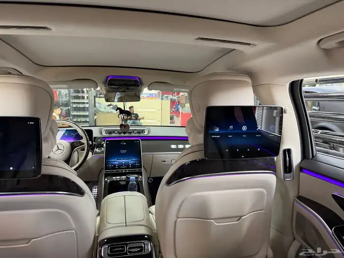 شاشات مراتب خلفيه مرسيدس S-class الجوهره 6
