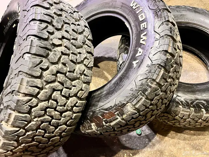 كفرات ودواي نص حجري مقاس 285 70 17 12