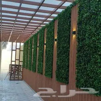 عشب جداري ارضي تنسيق حدائق تجهيز ملاعب إنجيله منسق حدائق 6