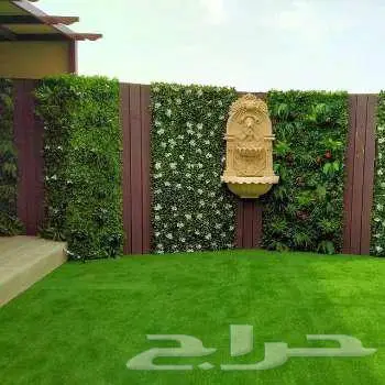 عشب جداري ارضي تنسيق حدائق تجهيز ملاعب إنجيله منسق حدائق 2