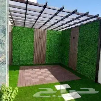 عشب جداري ارضي تنسيق حدائق تجهيز ملاعب إنجيله منسق حدائق 8