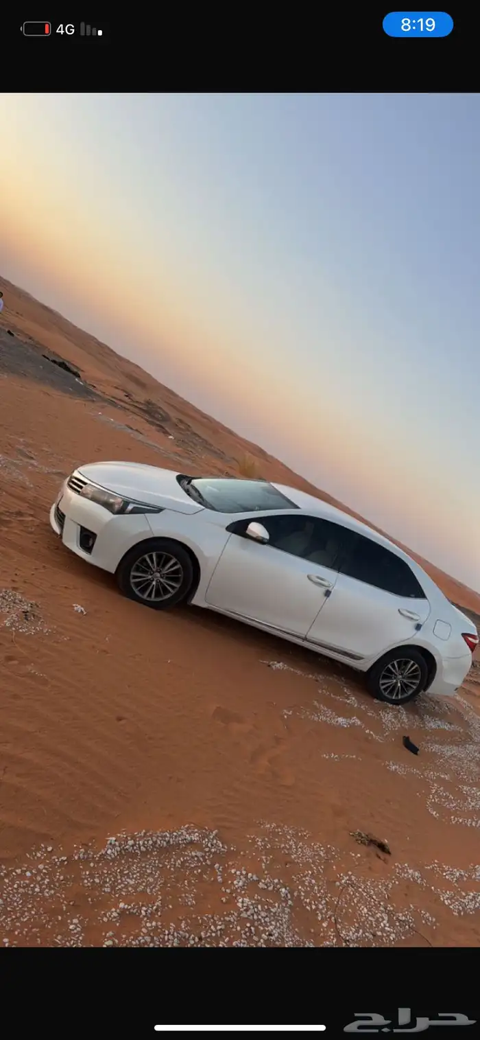 كورولا 2014 فل بصمه دخول ذكي جنوط شاشه حساسات وكاله 1
