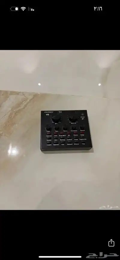 مكسر مع سماعه مع أسلاكه كامله مع شنطه عازله للصوت مع مكرفون 1
