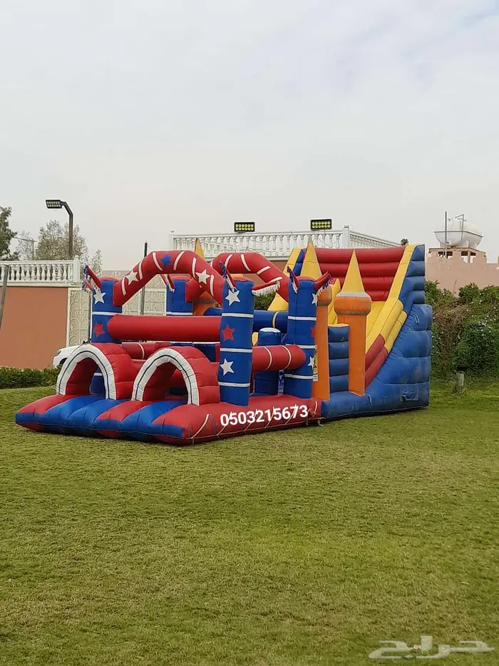 اجار نطيطات نطيطه زحليقه مائيه ملعب صابوني 4