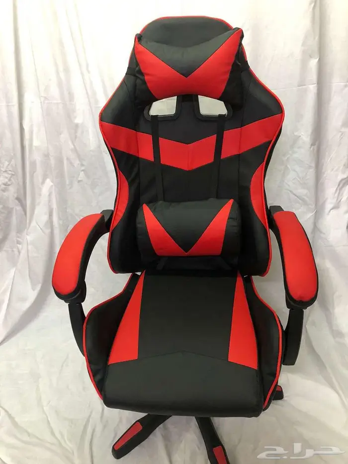 كرسي العاب مريح قابل للتعديل مع دعم للرقبة  ومسند اسفل الظهر 0