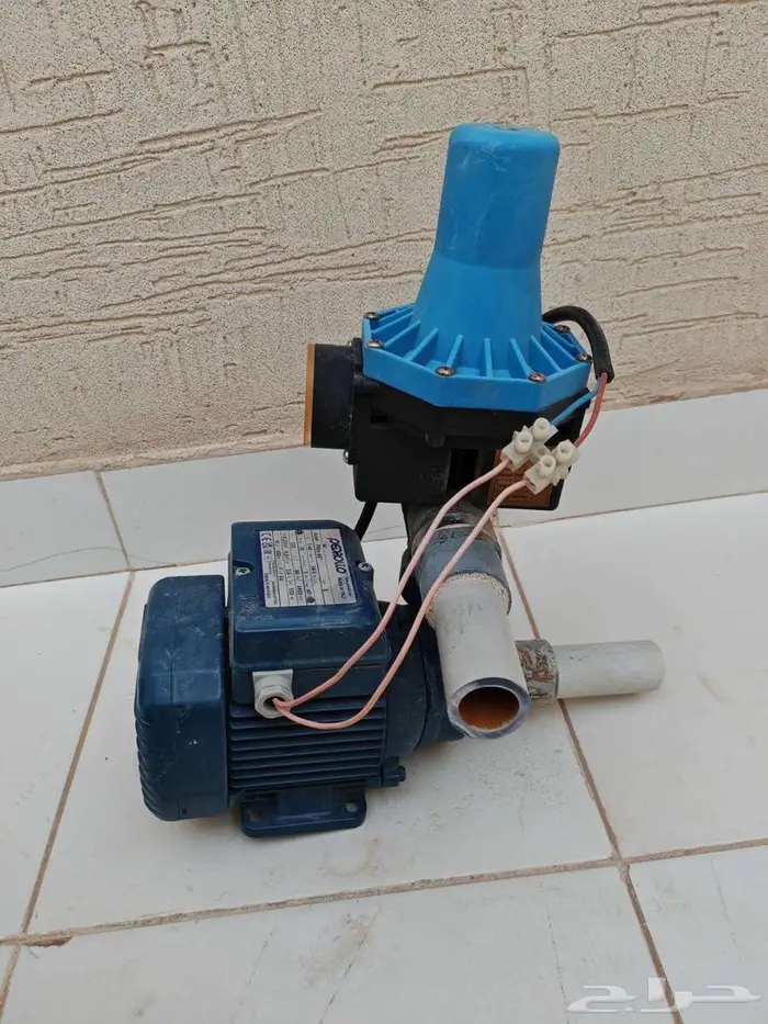 مضخة مياه إيطالية ( ماطور ضخ موية )   شبه جديدة 3