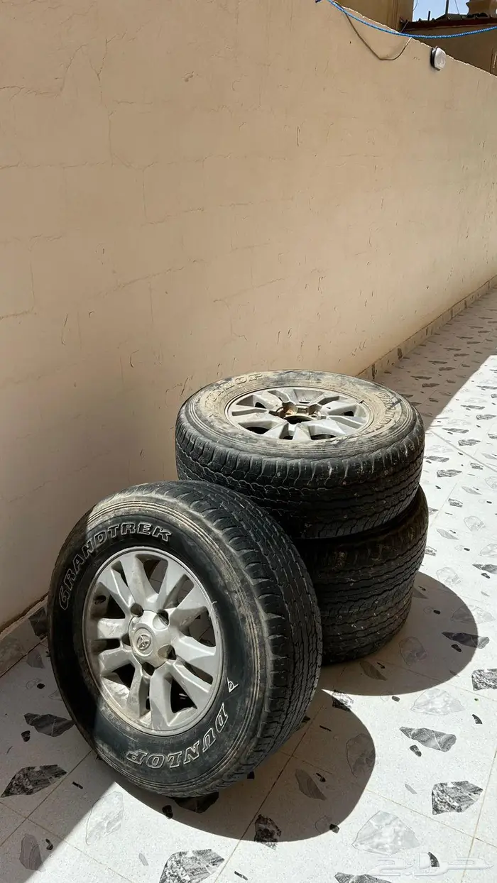 كفرات دنلوب جنوط 17 لاندكروزر 0