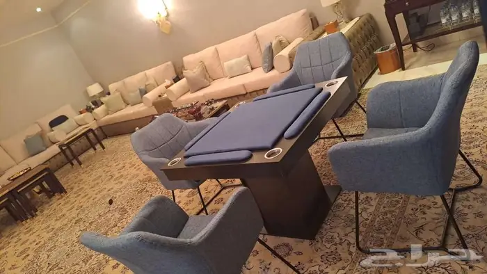 طاولة بلوت ملكية مع كراسي توصيل فوري بالرياض 2