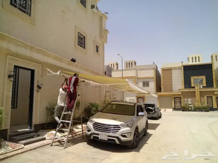 مظلات متحركة تركيب مظلات سيارات كهربائية بالريموت اويدوي 2