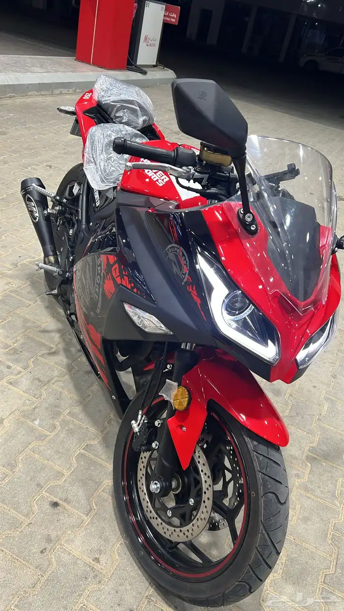 دراجة نارية 250CC موديل 2025 لون احمر 0