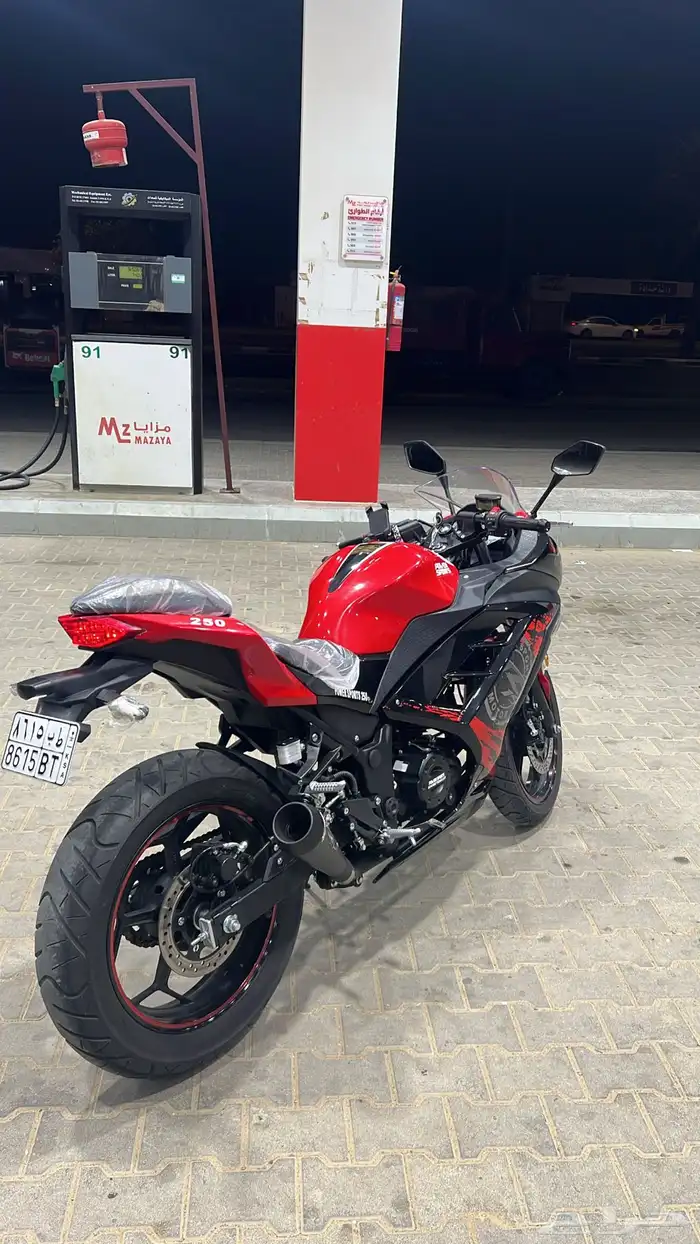 دراجة نارية 250CC موديل 2025 لون احمر 4