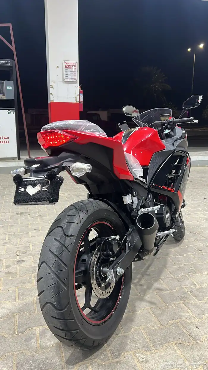 دراجة نارية 250CC موديل 2025 لون احمر 3