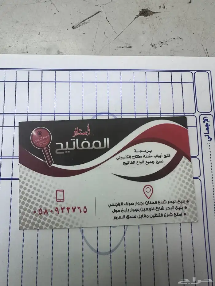 محل مفتاح ينبع المروج (مفتاح ينبع) 05550725.24 0