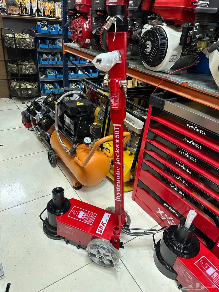 عفريته تمساح بالهواء 50 طن Air Floor Jack 50t 1