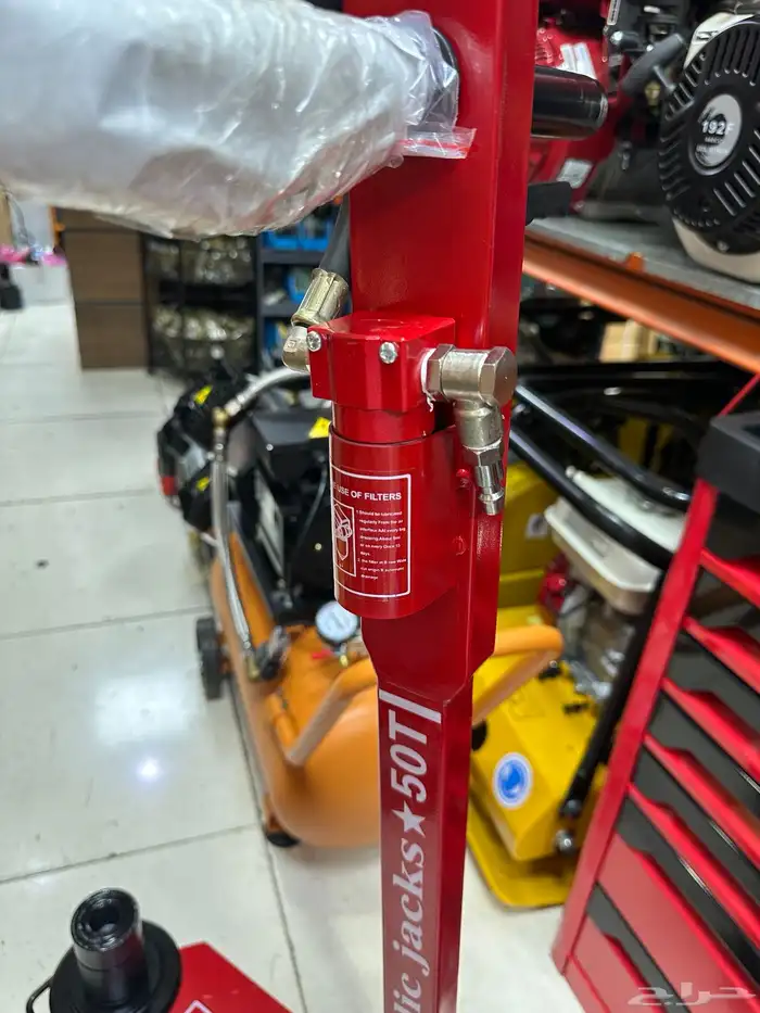 عفريته تمساح بالهواء 50 طن Air Floor Jack 50t 5