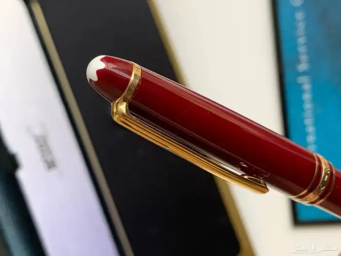 قلم فاخر مون بلان Montblanc موديل 144 إصدار نادر بلون نبيتي 12