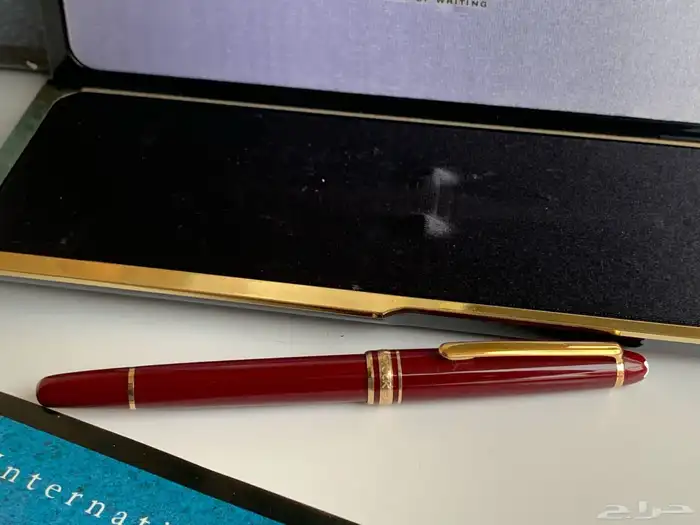 قلم فاخر مون بلان Montblanc موديل 144 إصدار نادر بلون نبيتي 14