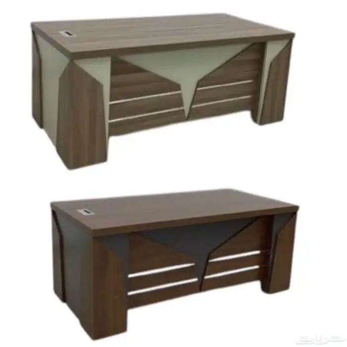 مكتب 200 سم ( 3 قطع ) فاخر 2