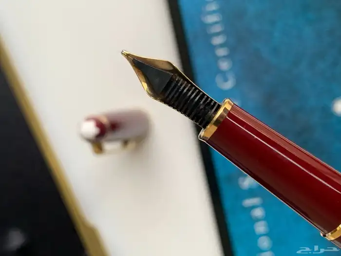 قلم فاخر مون بلان Montblanc موديل 144 إصدار نادر بلون نبيتي 6