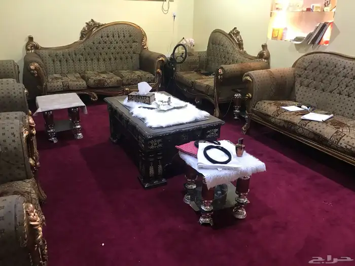 كنبات مصري 4في4مع ستارتين مع طاولتين 700قابل للتفاوض 0