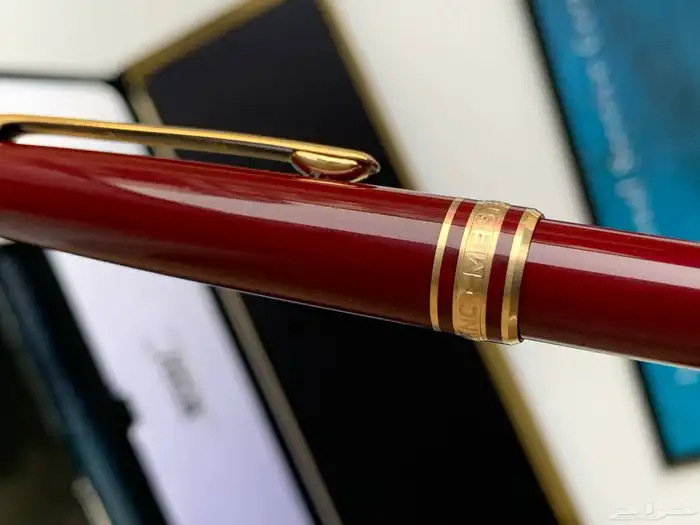 قلم فاخر مون بلان Montblanc موديل 144 إصدار نادر بلون نبيتي 9