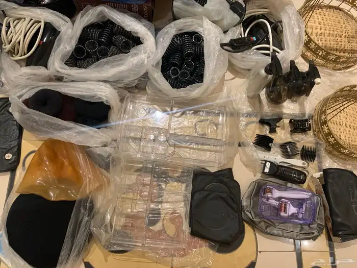ادوات مشغل حلاق صالون مستعمله نظيفه للبيع 3