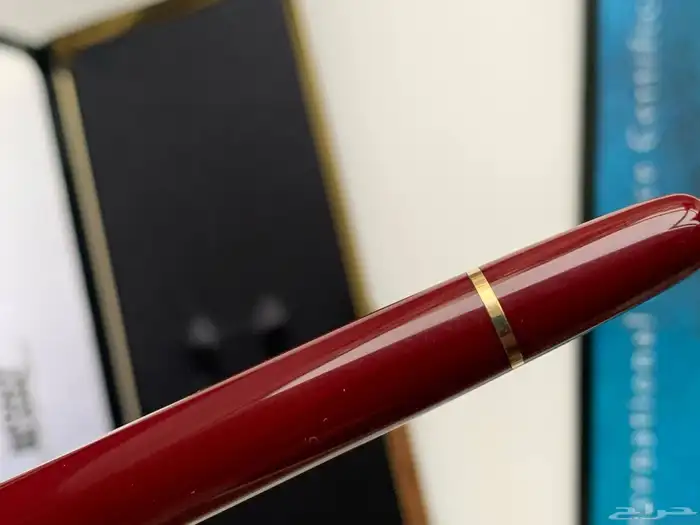 قلم فاخر مون بلان Montblanc موديل 144 إصدار نادر بلون نبيتي 8