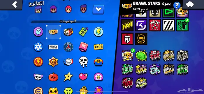 حساب براول ستارز منذ 2019   نادر و فيه 33500 كأس 13