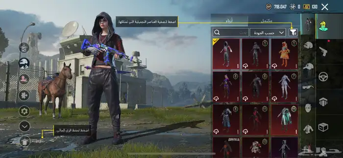 حساب ببجي من 2019 فيه نوادر 1
