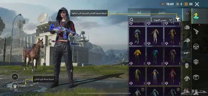 حساب ببجي من 2019 فيه نوادر 7