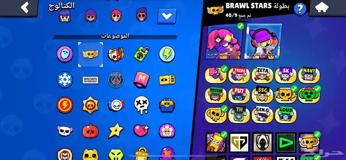 حساب براول ستارز منذ 2019   نادر و فيه 33500 كأس 14