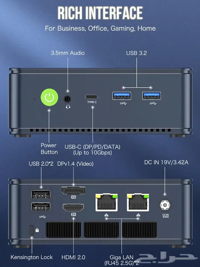كمبيوتر جيمينج مستعمل نظيف جد ا GMKtec M5 Plus 6