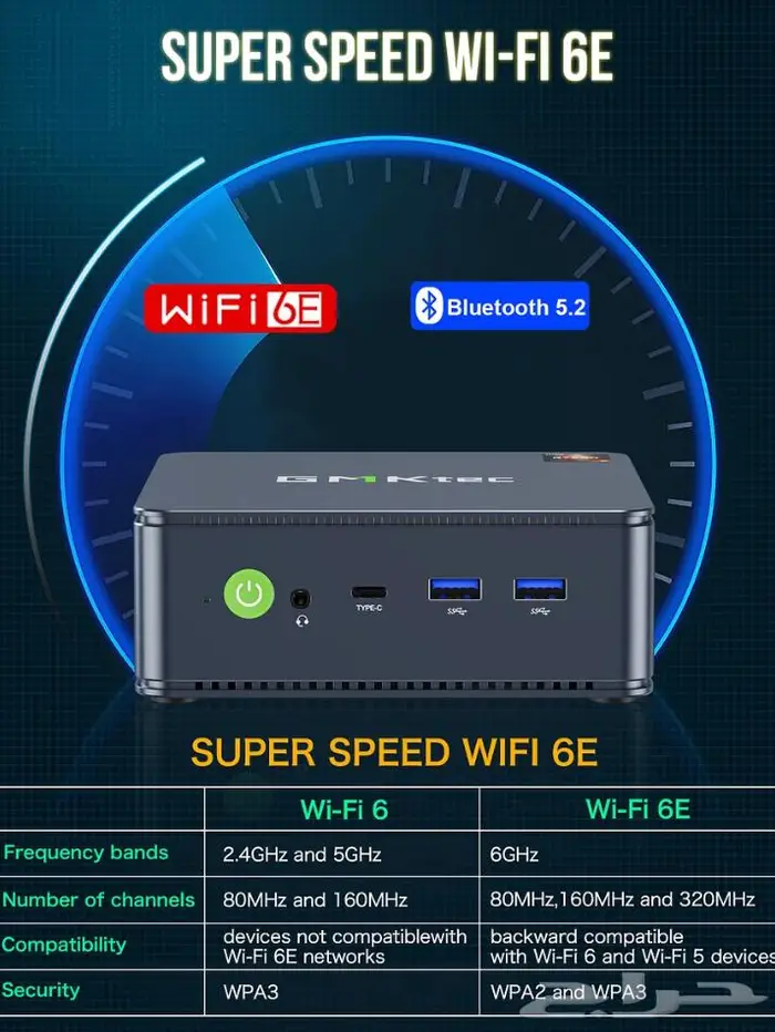 كمبيوتر جيمينج مستعمل نظيف جد ا GMKtec M5 Plus 4