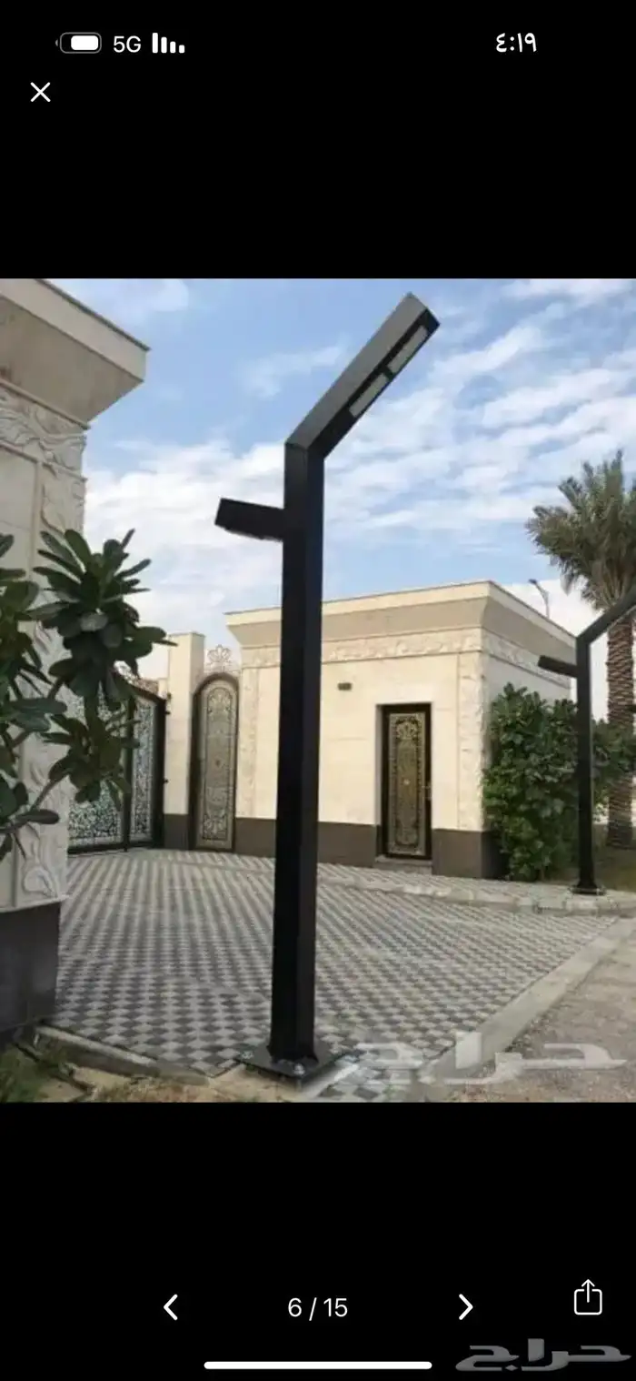 تفصيل وتصميم أعمدة انارة دكورية حسب طلبك 3