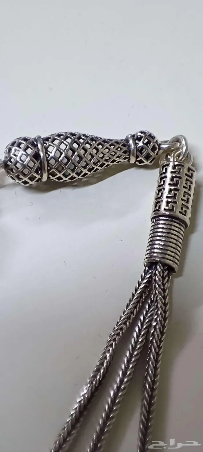 سبحة فضة ملكية   تحفة فنية تليق بيدك 3