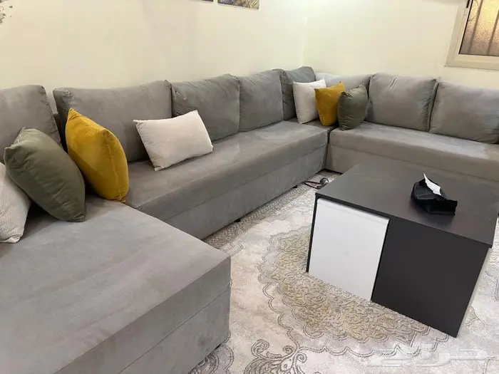 كنب حرف يو تقريبا 3في4 0