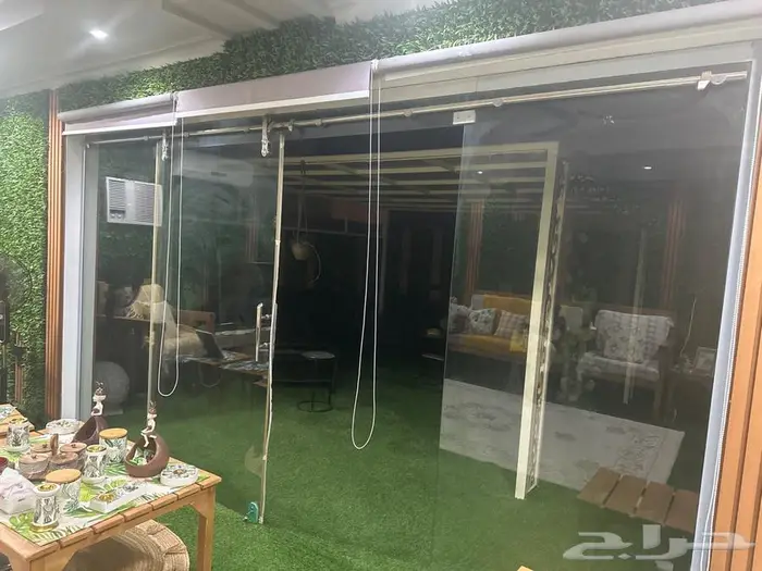 3 درف يأب زجاج لاعلى سوم 2 ثابت وواحد متحرك 2