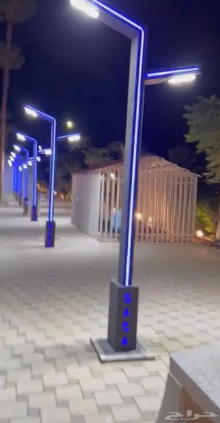 تفصيل وتصميم أعمدة انارة دكورية حسب طلبك 1