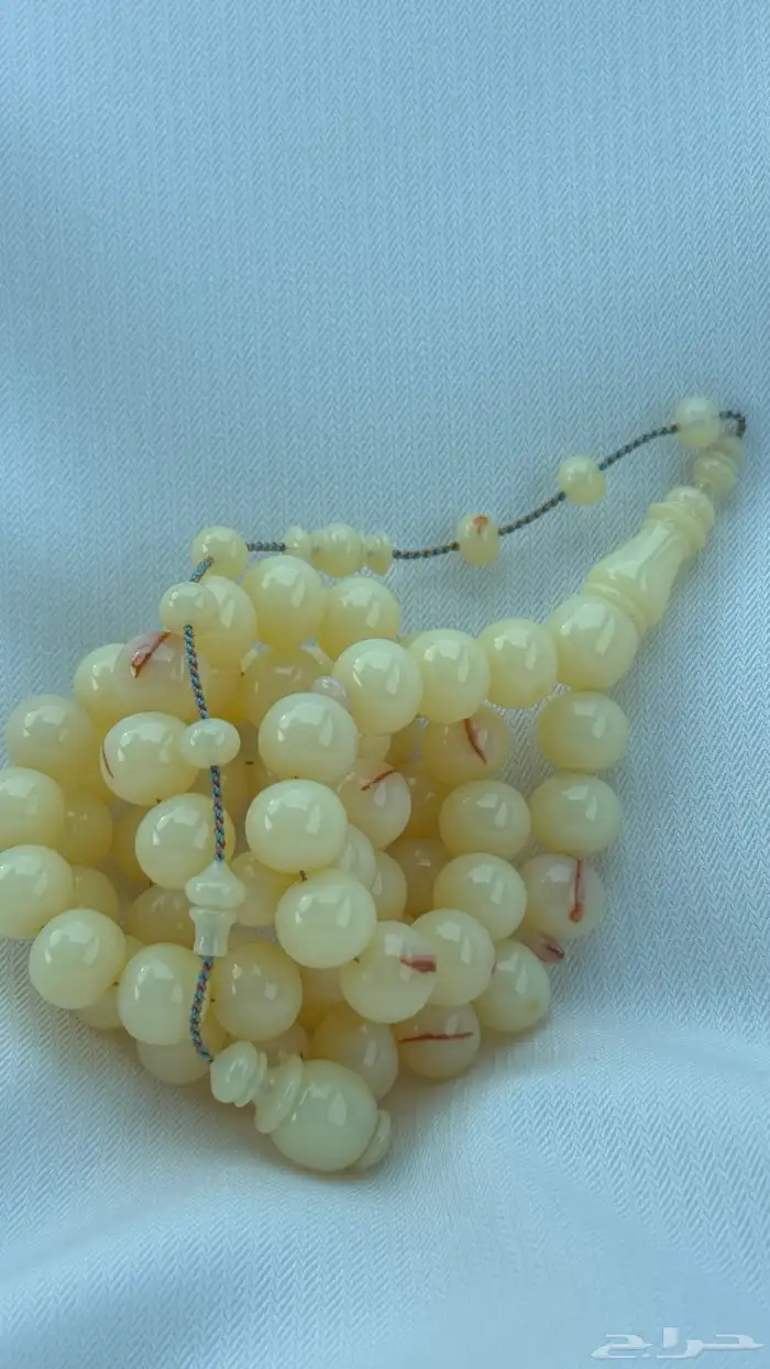 مسباح دومنة لؤلؤي مكرك بانعكاس احمر 0