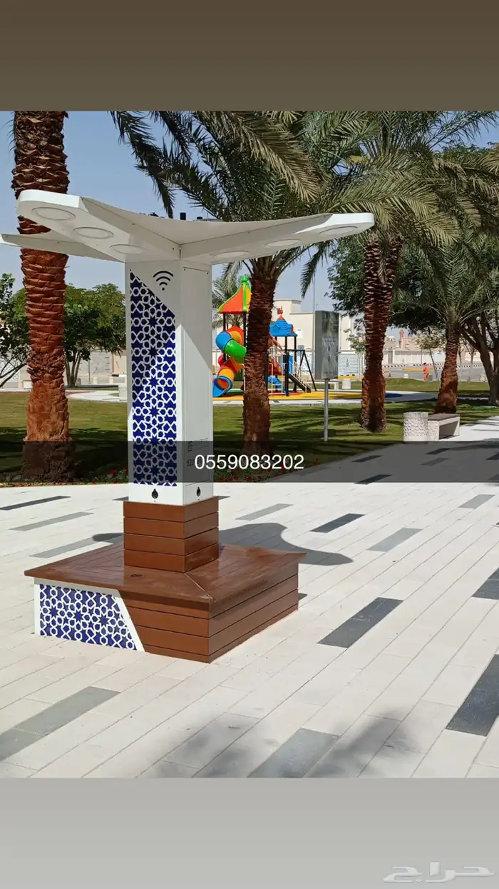 كراسي وأحواض خرسانية تجميلي 15