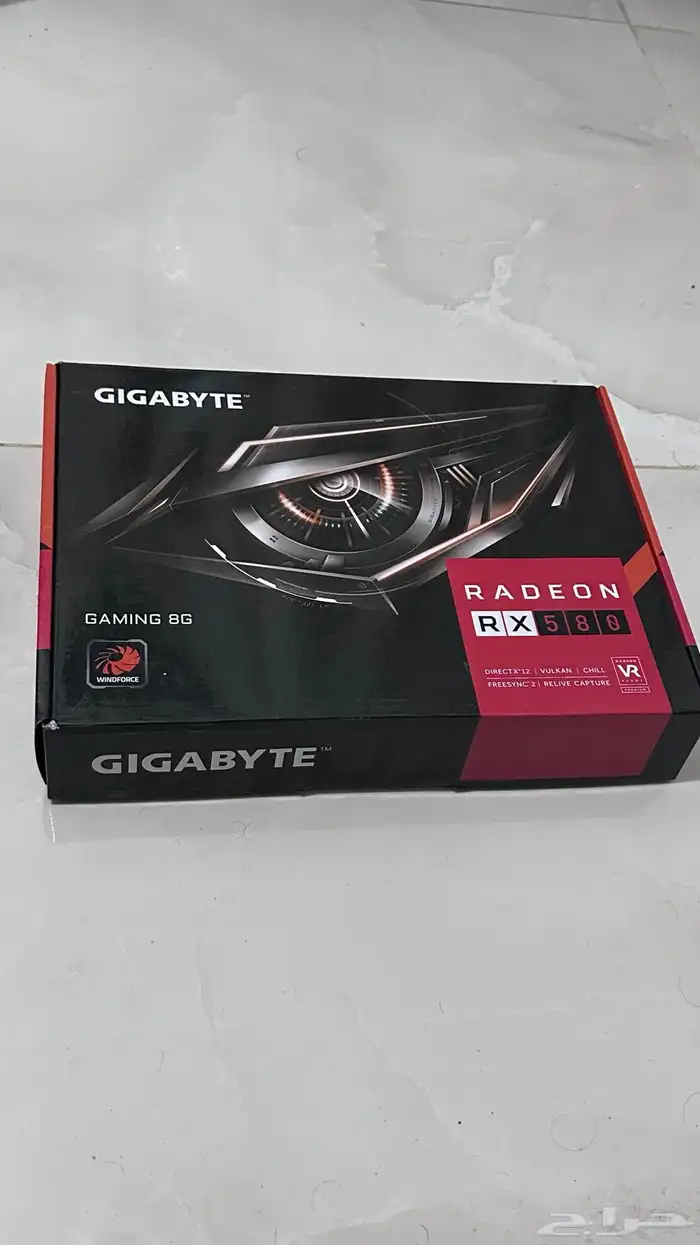 كرت شاشة Rx 580 8GB نظيف 0