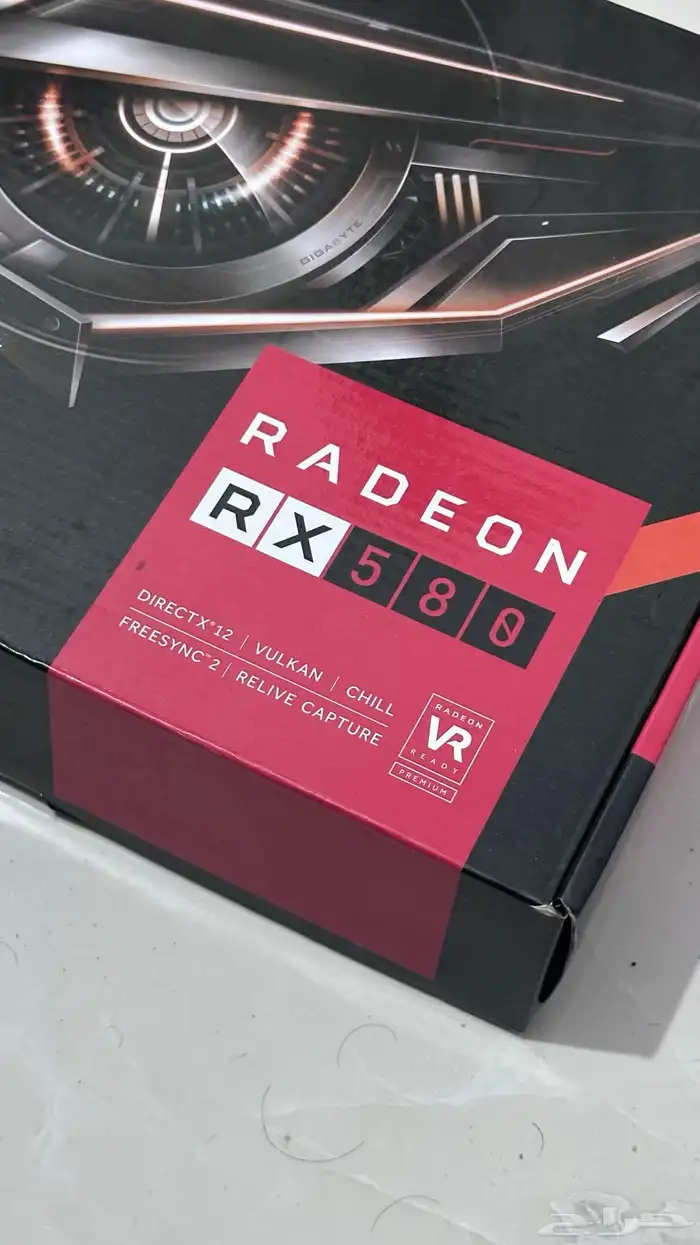 كرت شاشة Rx 580 8GB نظيف 1