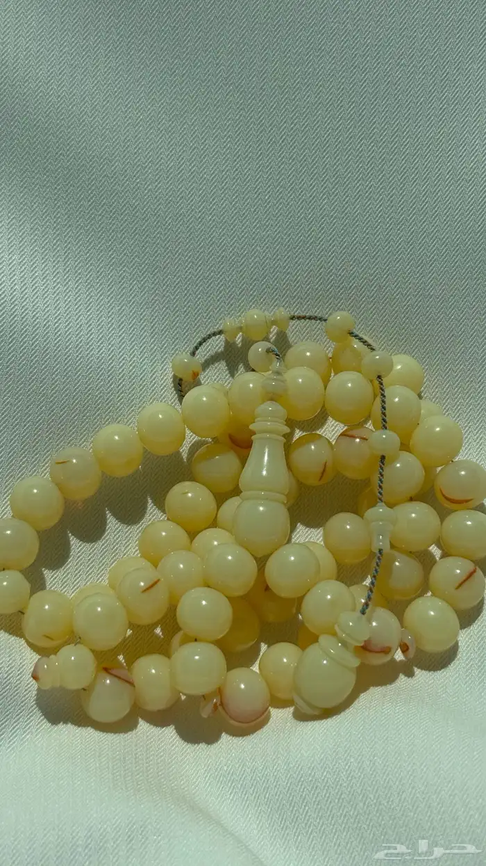 مسباح دومنة لؤلؤي مكرك بانعكاس احمر 3