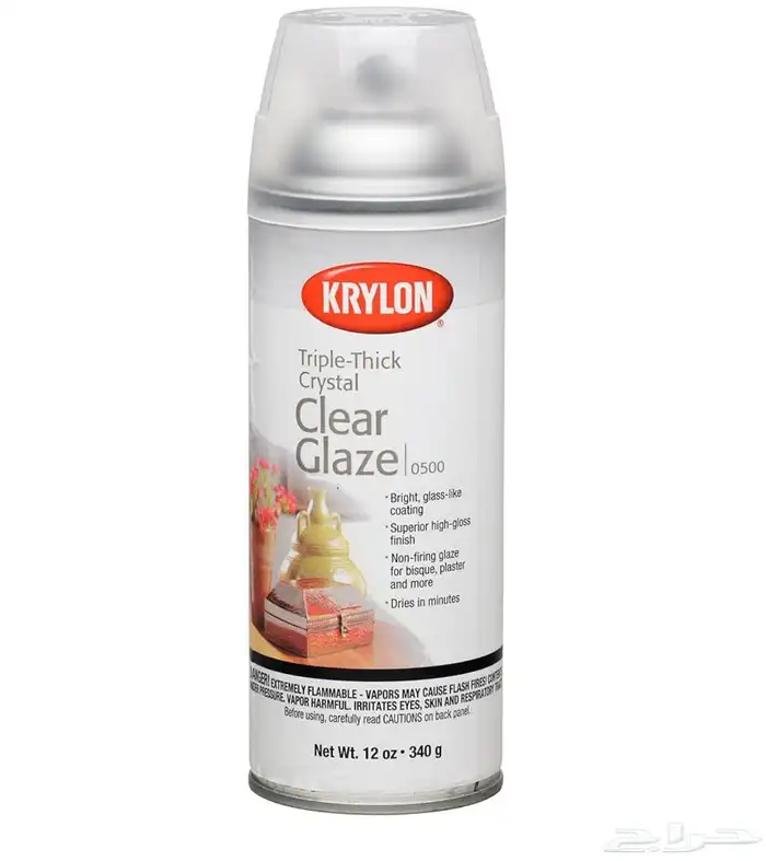 بخاخ لمعه كريستال - Krylon Triple Thick Crystal Clear Glaze 0