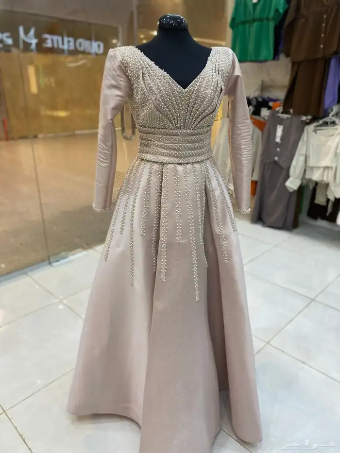 فستان شبكه وردي 3