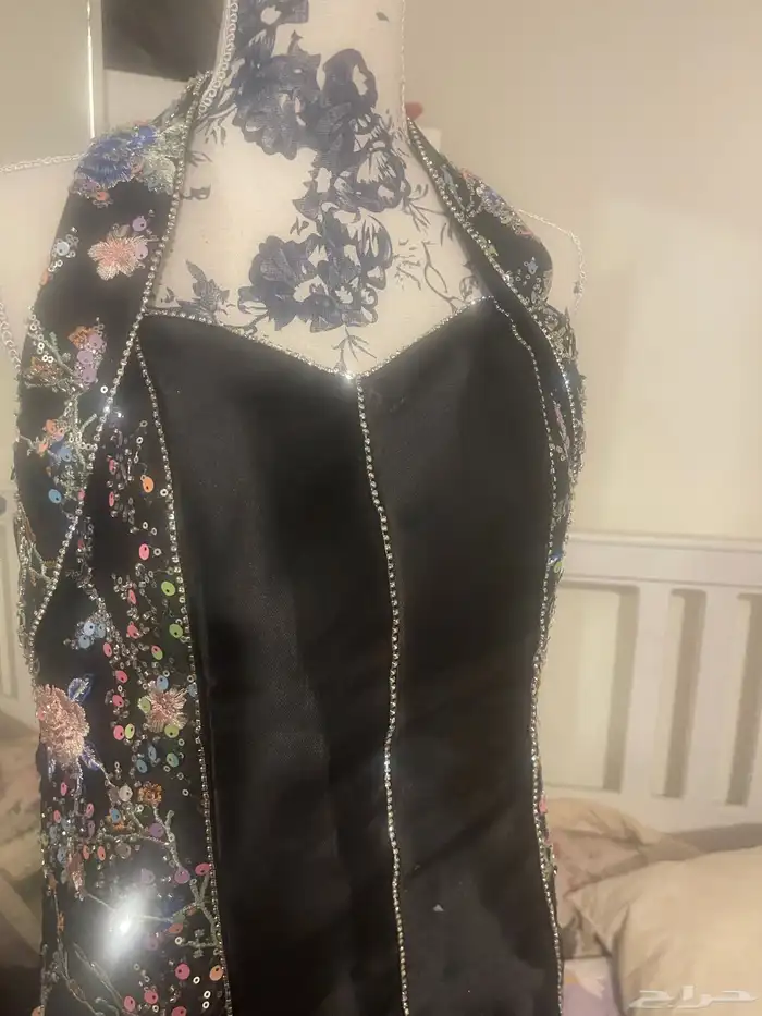 فستان سهره حلو مقاس اكس لارج لبس مره وحده بس 1