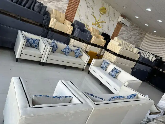 كنب 11 شخص جاهز وتفصيل حسب الطلب بسعر 1500 9