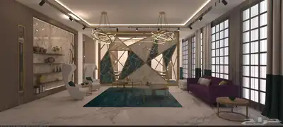 مهندسه تصميم داخلي وخارجي وواجهات وتنفيذ بأفضل الاسعار 11